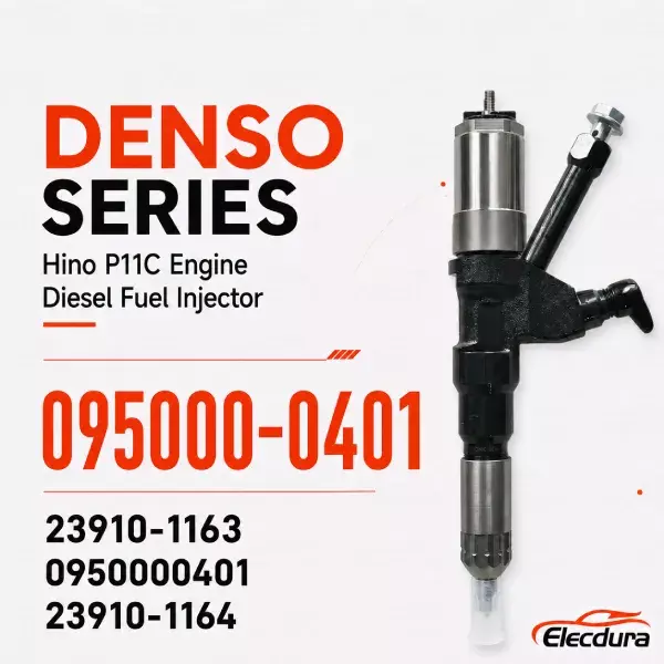 095000-0401 common rail dieselinjektor til HINO P11C motor